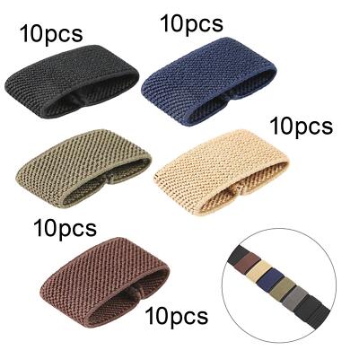 10Pcs Elastische Gürtel Keepers Zubehör Strap Organizer Rucksack Gurt Halter