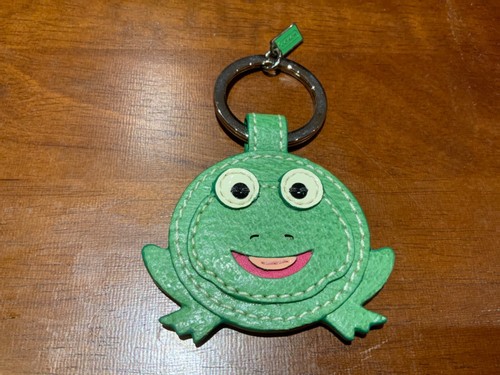 coach frog keychain