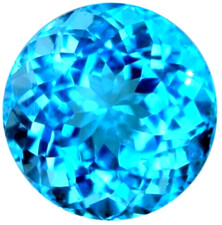 6mm Natural Swiss Blue Topaz Round AAA Loose Gem Sri Lanka