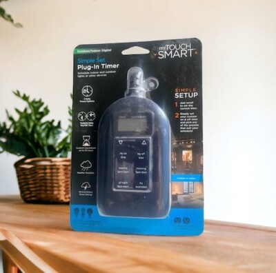 Digital My Touch Smart Simple Set Plug-In Timer Indoor Outdoor 26898 New/Sealed