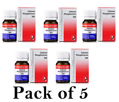 5X Dr Reckeweg Calcarea Phosphoricum 30X Biochemic Tablets 20g Each