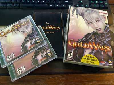 Guild Wars Box Set 2005 PC CD-ROM Video Game With Manual 2 Games Plus Serials.
