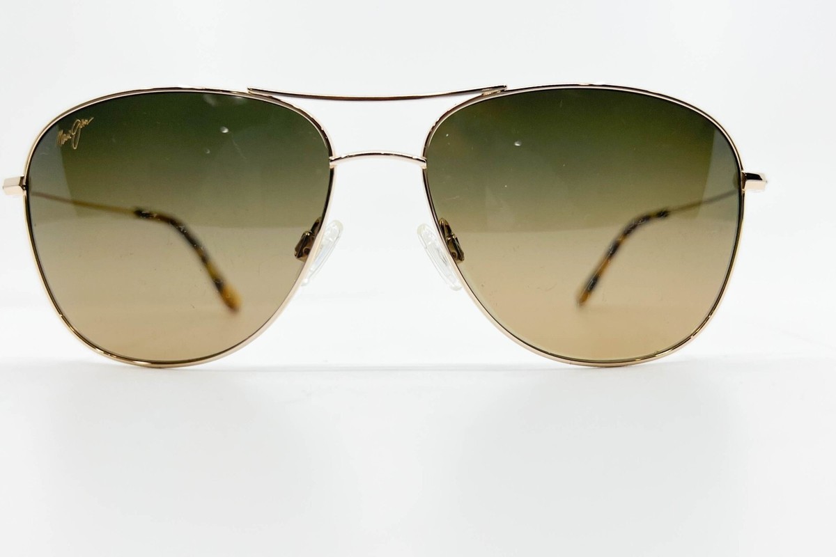 Jim Maui 120 59-15 MauiJimマウイジムクリフハウスMJ-247-16 Cliff 59 Sunglasses Polarized Bronze Gold MJ247-16 House 小物