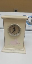Wendy Bellissimo Vintage Teaberry Clock with Bunny