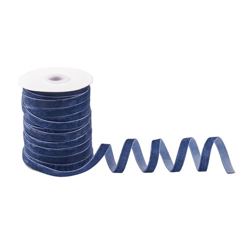 50 yardas/rollo cinta de terciopelo de una sola cara para diadema de gargantilla artesanal 3/8" (9,5 ~ 10 mm) - Imagen 73 de 111