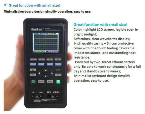 US Hantek Handheld Oscilloscope 2D72 2CH 70MHz+Multimeter + 25M Signal Generator - Picture 7 of 7