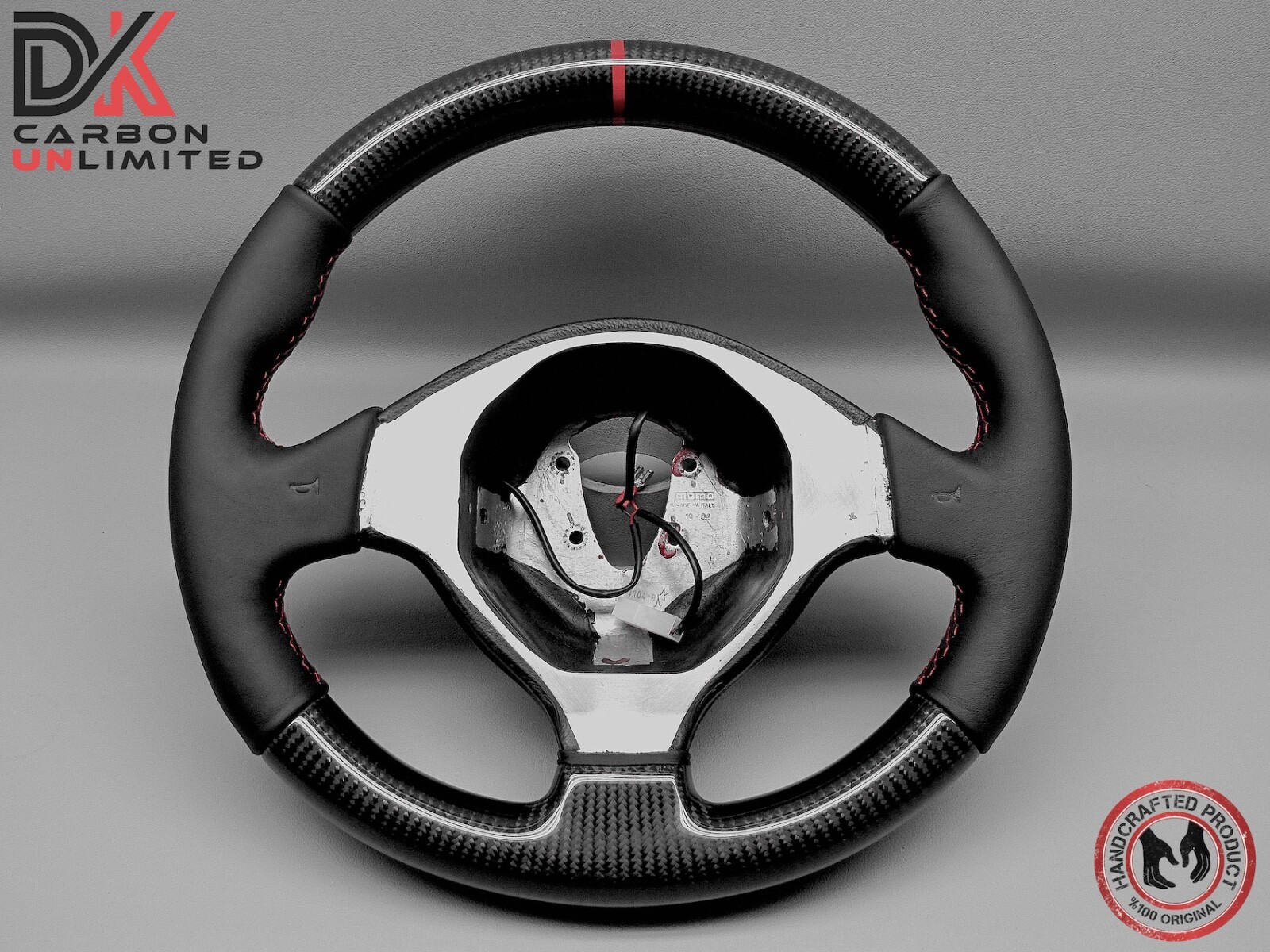 Lamborghini Murcielago LP640 LP650 LP670 Napa Red Ring Carbon Steering Wheel v1