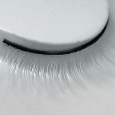 Dollmore OOAK Custom suppliers 8 mm long Doll eyelashes - 2019VK-8 White