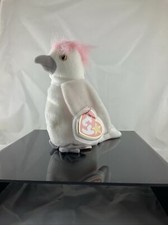 TY Beanie Baby Kuku the Cockatoo with ERRORS RARE RETIRED Bird 1997 1998