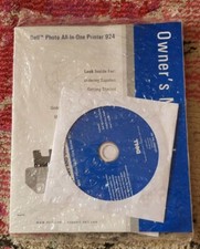 NEW SEALED CD Dell Photo All -in-one printer 924 cd and owners manual 2006