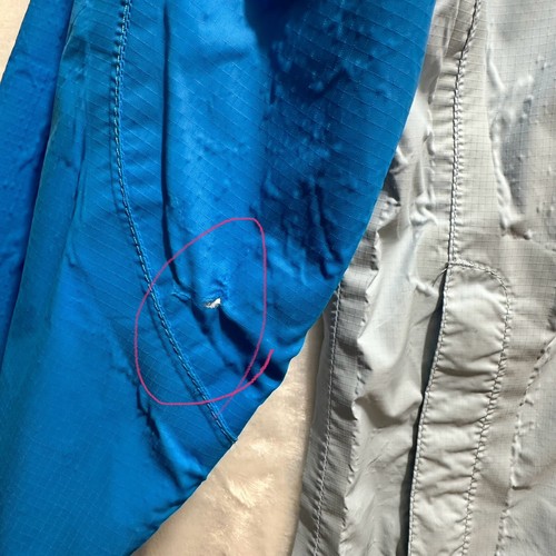 Girls The north face hyvent rain jacket/ Windbreaker Blue Size 10/12 M - Picture 15 of 15