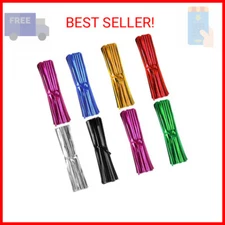 3200 Pcs Twist Ties, Plastic 4" Metallic Twist Ties, Twist Ties for Bags, Wire T