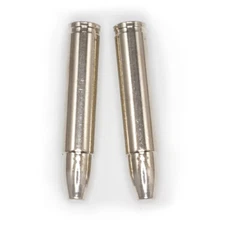 Bullet Style Bolo Tips - Gold or Silver Tone - 1 Pair