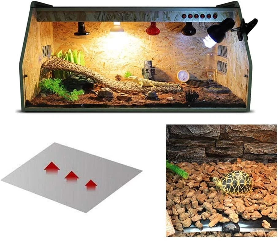 HEIZMATTE MIT THERMOSTAT Pflanzen Terrarium Sämling Gewächshaus Pet REPTILE  ⭐⭐⭐ - Bild 2 von 4