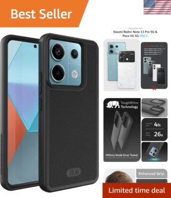 DualShield Grip Designed for Xiaomi Redmi Note 13 Pro 5G / Poco X6 5G Case 20...