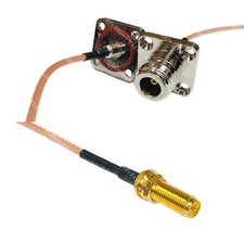 RG316 N Female Flange O-Ring to RP-SMA Female Long RF Cable Rapid-SHIP LOT