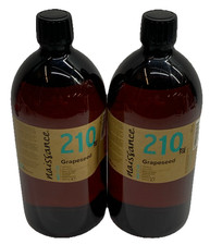 GRAPESEED OIL CARRIER COLD PRESSED 100% PURE 32 OZ grape seed Massage Lot Of 2