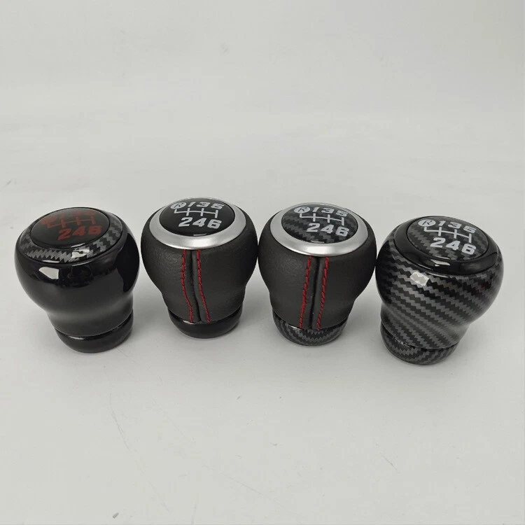 1X Real Carbon Fiber 6S Gear Shift Knob For Subaru BRZ 2012 - 2024 For Toyota 86 - Изображение 2 из 4