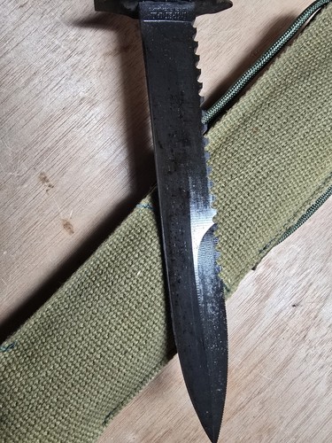 Imperial M-7S Survival Knife w/ Sheath & Accesories Vintage Original
