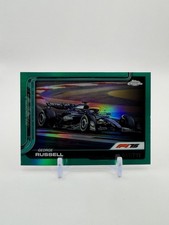 George Russell 2025 Topps Chrome Formula 1 F1 Teal Refractor 004/299 #79