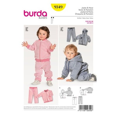 Burda Kids Schnittmuster - Jacke & Hose  - Nr.9349