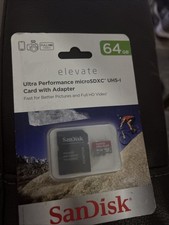 NEW Sandisk Ultra 64GB microSDXC Card with Adapter Memory Card