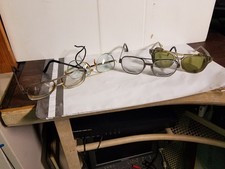 Four Pairs Vintage eyeGlasses ,work. casual Z87 Titmus,