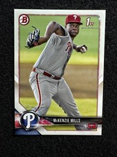 MCKENZIE MILLS 2018 Bowman Baseball QTY #BP87 Philadelphia Phillies
