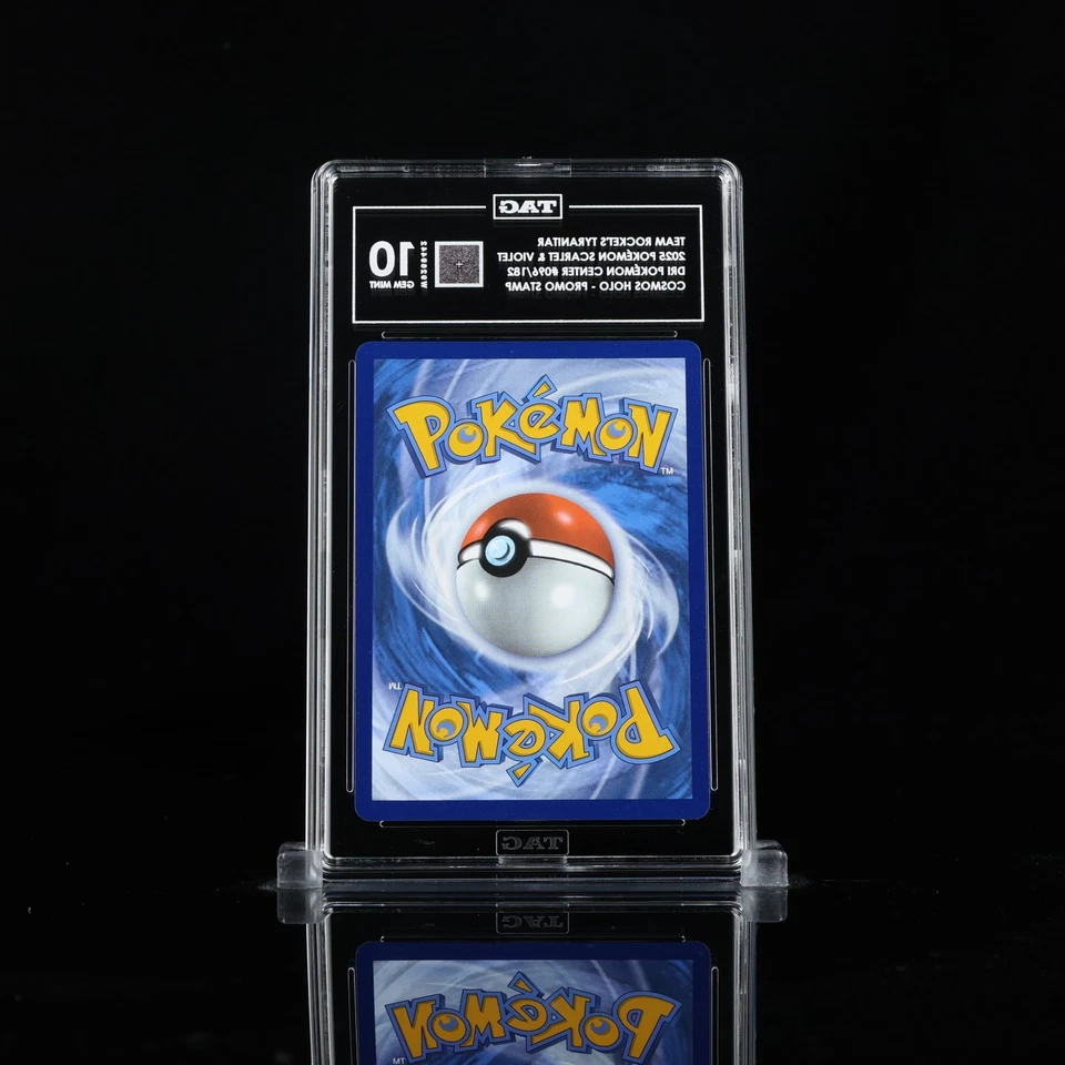 TAG 10 2025 POKEMIN DESTINED RIVALS POKEMON CENTER #96 TEAM ROCKET TYRANITAR - Image 2 of 2