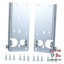 Heavy Duty Garage Door Bottom Lifting Brackets with 7/16 Inch Diameter Roller