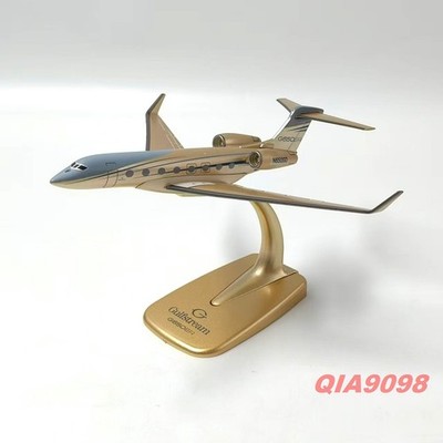 New 1:200 Scale Gulfstream G650ER Business Jet Aircraft Metal Gold Color Model