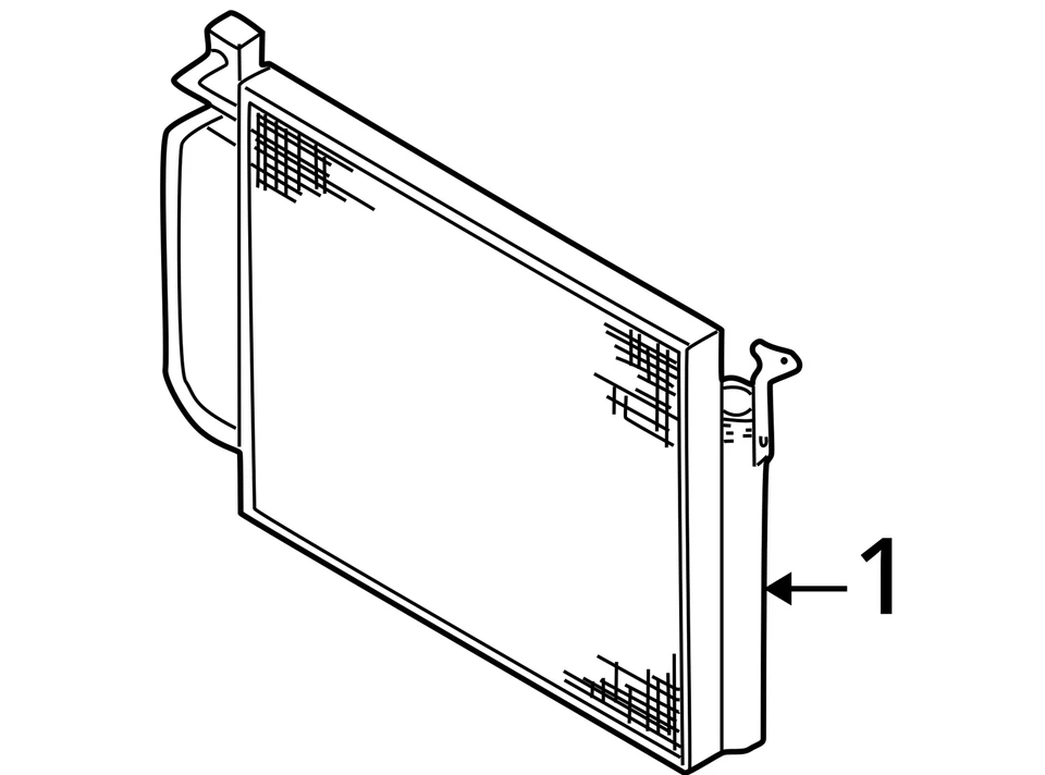 AC Condenser Fits 00-06 BMW X5 1521906 - Image 4 of 4