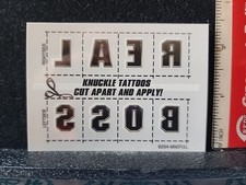 Temporary Tattoo New On Card Various Designs Available Will Combine Shipping