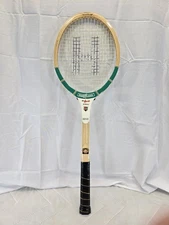 VTG Wooden High Skore Speed Arrow  Autograph Tennis Racquet 27"×9" 4 1/2" Grip
