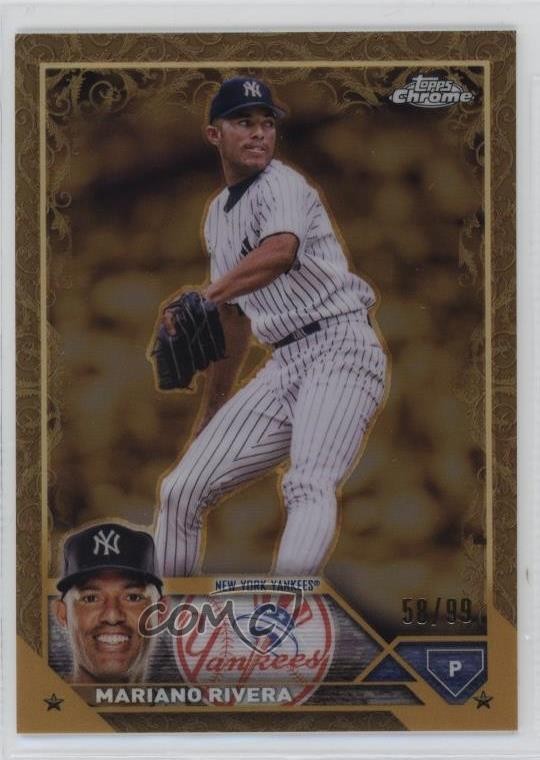 2023 Topps Gilded Collection 58/99 Mariano Rivera #110 HOF 1pi9