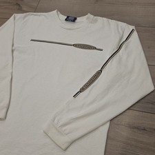 Vintage 90s Lake Tahoe Jansport Crew Neck Sweatshirt White Medium Made in USA