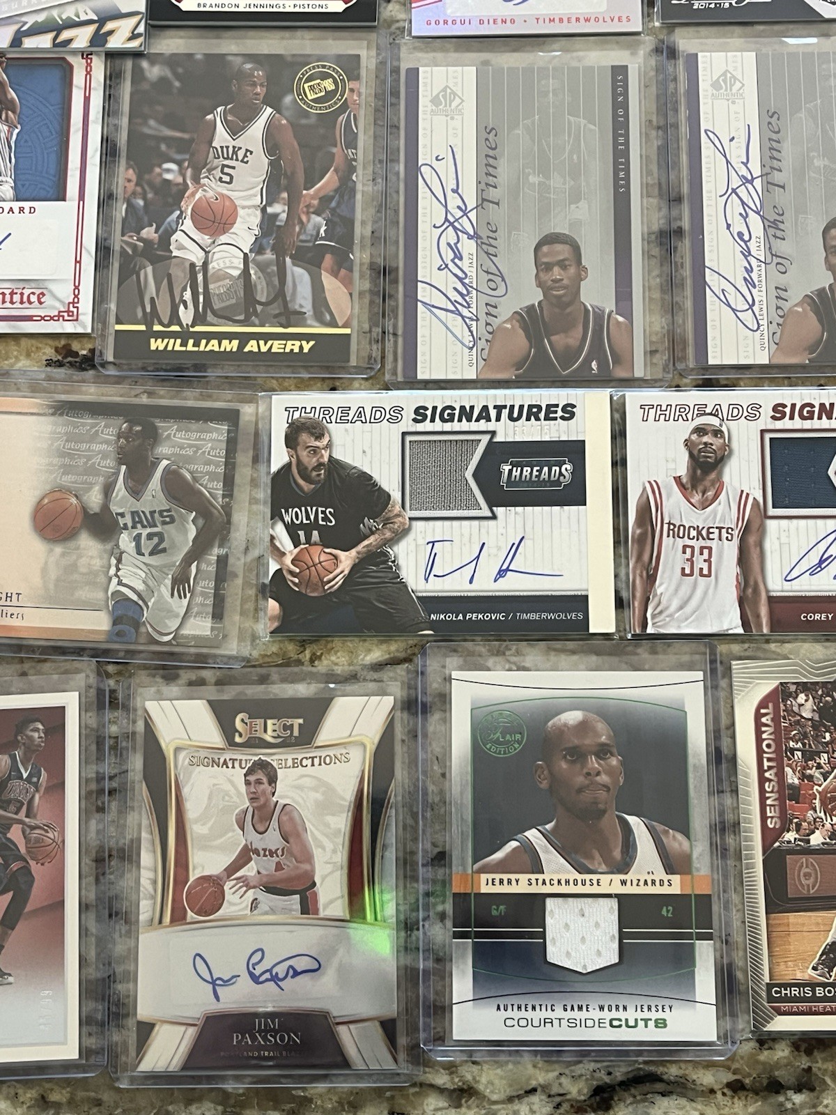 Basketball Jersey Patch Auto Only Lot (139) Rookies RC #D - DeRozan Gordon Ayton view 4
