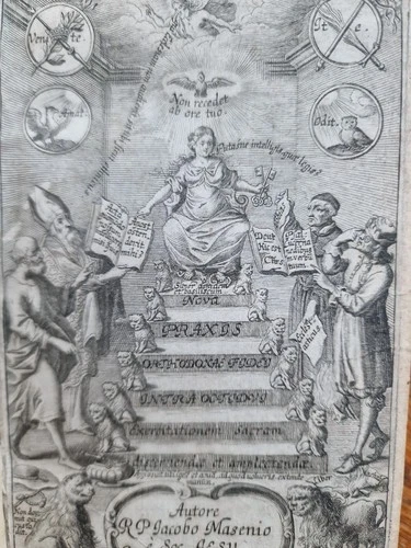 PRAXIS ORTHODOXÆ FIDEI 1669 Jesuit Jacob Masen Cologne Trier