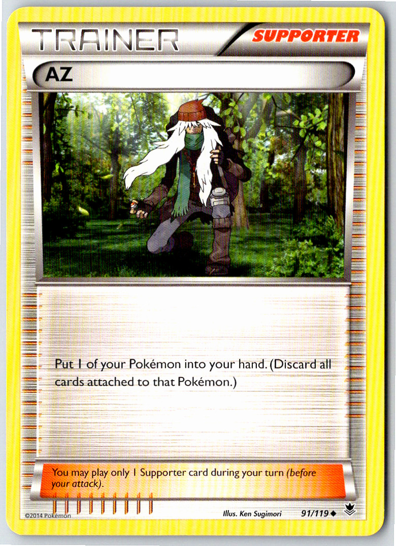AZ 91/119 XY - Phantom Forces Uncommon 2014 NM