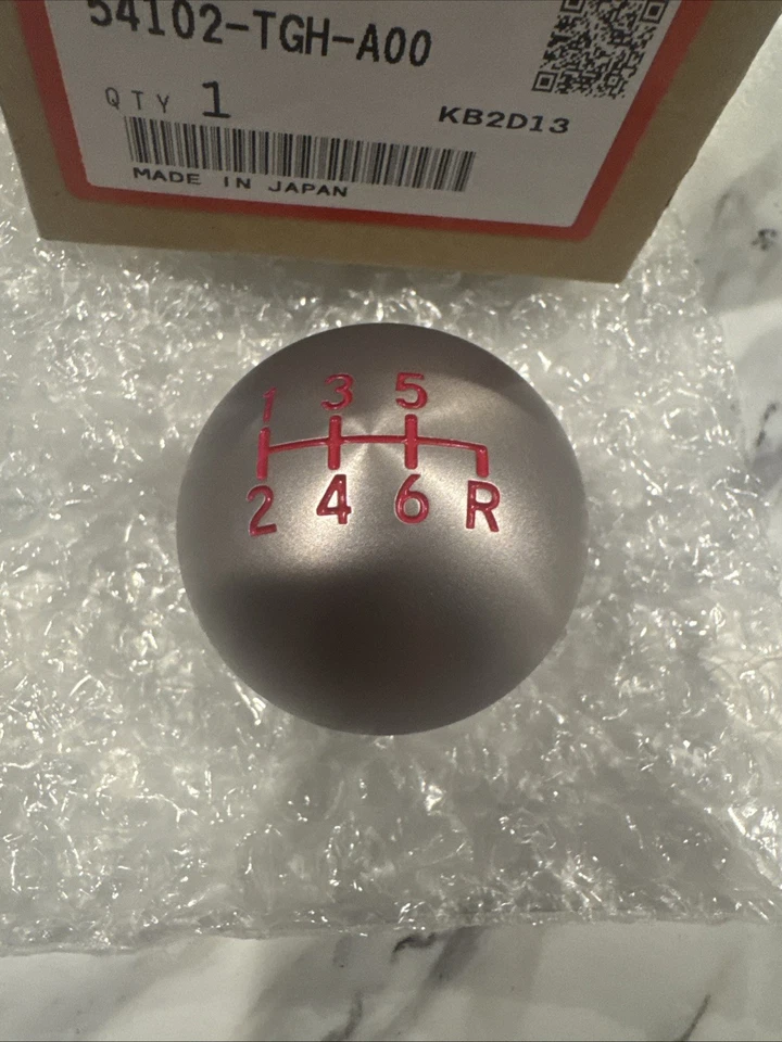 Nueva perilla de cambio de aluminio genuina OEM FK8 Honda Civic tipo R 2017-19 6MT JDM USDM Foto 2 de 4