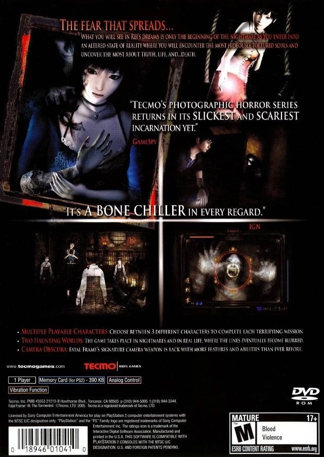 Fatal Frame 3 III: The Tormented [PlayStation 2] - Image 2 of 4