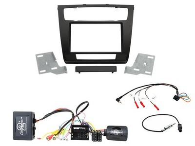 Radio Set Steering Wheel Adapter Double DIN Car Stereo for BMW 1 Series Active Aut. air conditioning E87/E8