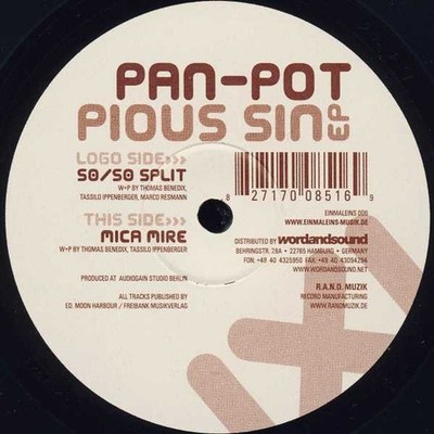 Pan-Pot - Pious Sin EP (Vinyl 12'' - 2006 - DE - Original)