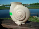 VINTAGE CAMBRIDGE CROWN TUSCAN VASE - PINK MILK GLASS SHELL