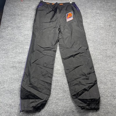 Vintage Pro Player Phoenix Suns NBA Track Pants Mens XL Black Windbreaker Nylon