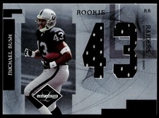 Michael Bush 2007 Leaf Limited Rookie Jumbo Jersey Numbers #RJ-34 SN,MEM