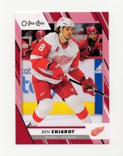 2023-24 O-Pee-Chee OPC Ben Chiarot 1 OF 1 Red Border Blank Back Red Wings