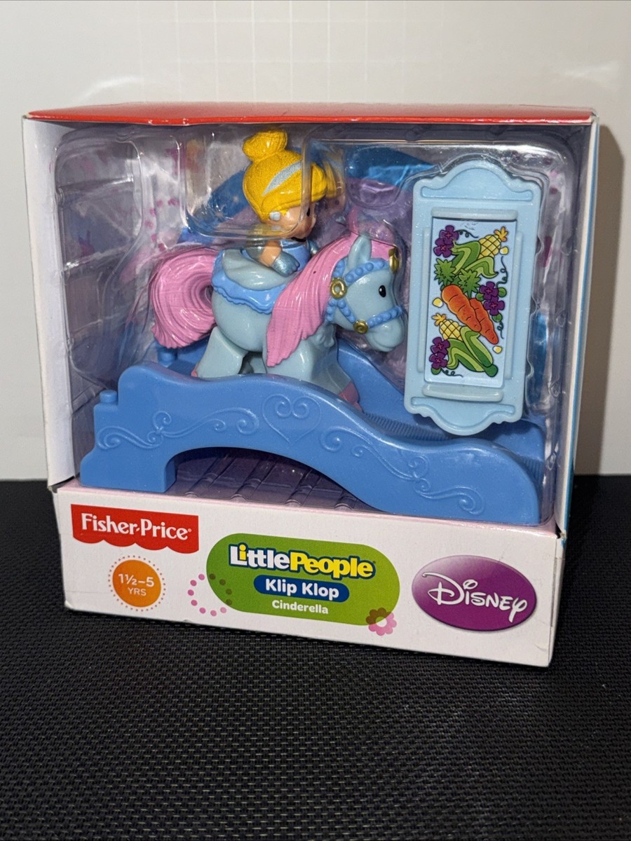 Fisher-Price Little People Disney Cinderella Klip Klop Blue Horse