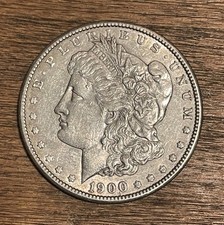 1900 P Morgan Silver Dollar $1 - Circulated