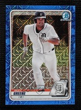 2020 Bowman Chrome Prospects Mega Box Blue Mojo Refractor /150 Riley Greene 9h3